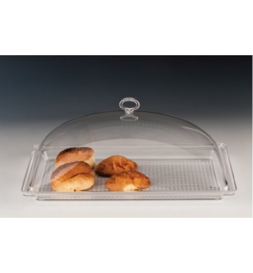 POLYCARBONAT TEPSİLİ MUHAFAZA KABI / KÜÇÜK 43,5 X 28 X H: 14 Cm
